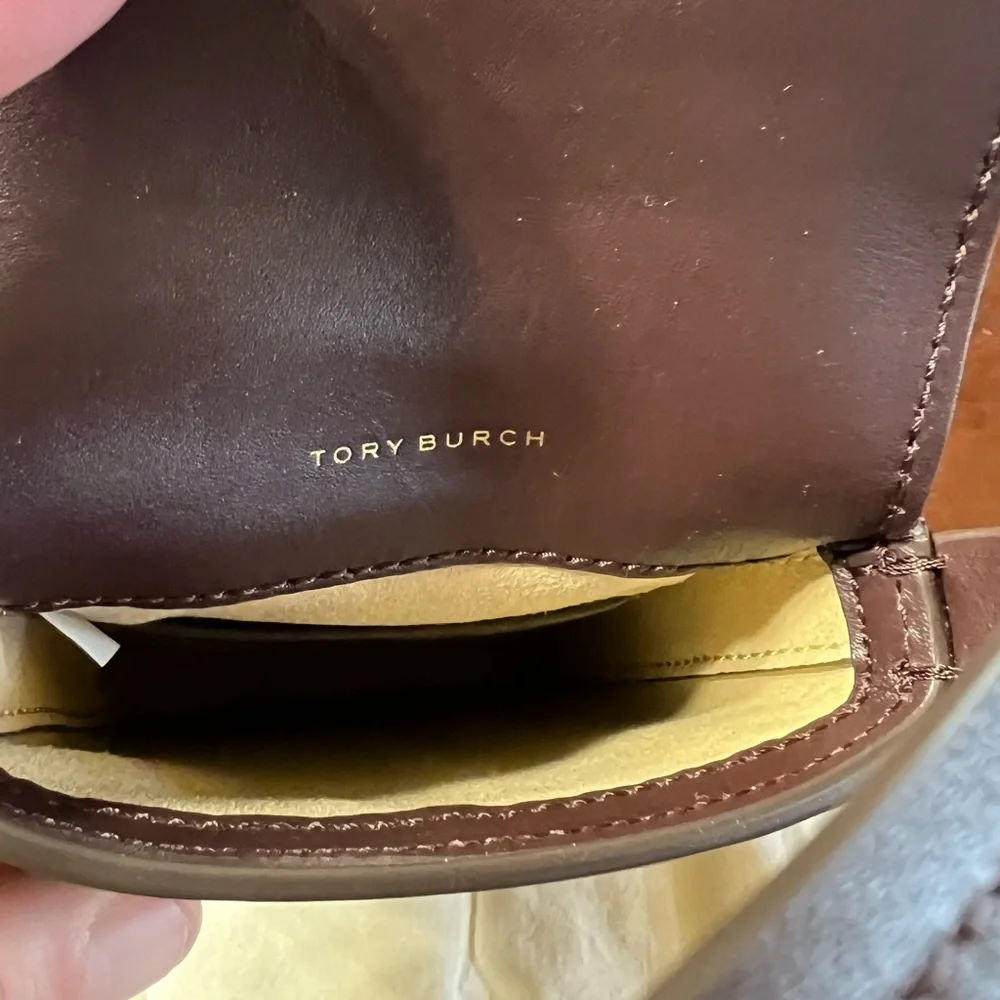 Tory Burch Basketweave Phone Crossbody NEW